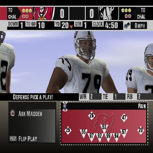Madden NFL 2004 | PlayStation 2 | gameplay screenshot | region=North America | source-country= | zypher-v2 | moby-8aa748436c40 | Data by MobyGames.com