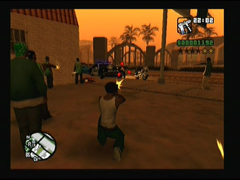 Grand Theft Auto: San Andreas | PlayStation 2 | gameplay screenshot | Data by MobyGames.com