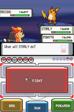 
Pokémon Pearl Version | Nintendo DS | gameplay screenshot | Data by MobyGames.com