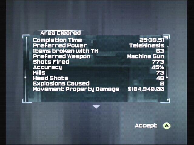 
Psi-Ops: The Mindgate Conspiracy | Xbox | gameplay screenshot | Data by MobyGames.com
