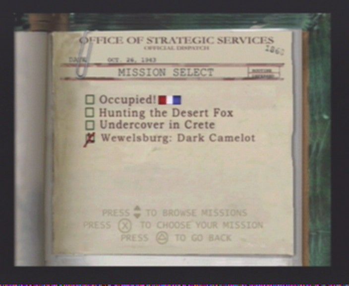 Medal of Honor: Underground | PlayStation | gameplay screenshot | region=North America | source-country= | zypher-v2 | moby-9ec793905eeb | Data by MobyGames.com