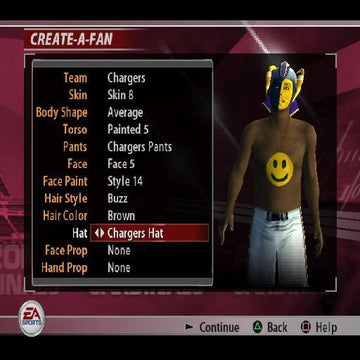 Madden NFL 2005 | PlayStation 2 | gameplay screenshot | region=North America | source-country= | zypher-v2 | moby-ecb0c158319d | Data by MobyGames.com