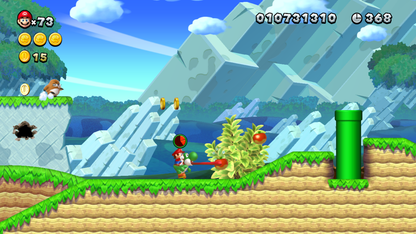 New Super Mario Bros. U | Wii U | gameplay screenshot | region=North America | source-country= | zypher-v2 | moby-c3c37a8c062f | Data by MobyGames.com