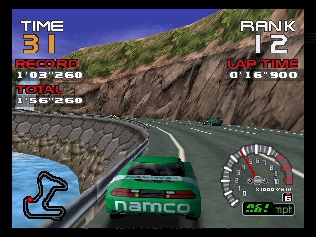 
Ridge Racer 64 | Nintendo 64 | gameplay screenshot | Data by MobyGames.com
