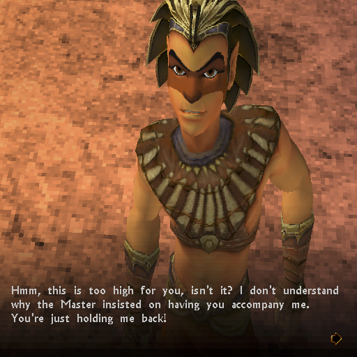 
Sphinx and the Cursed Mummy | PlayStation 2 | gameplay screenshot | Region: North America | source-country= | Data by MobyGames.com