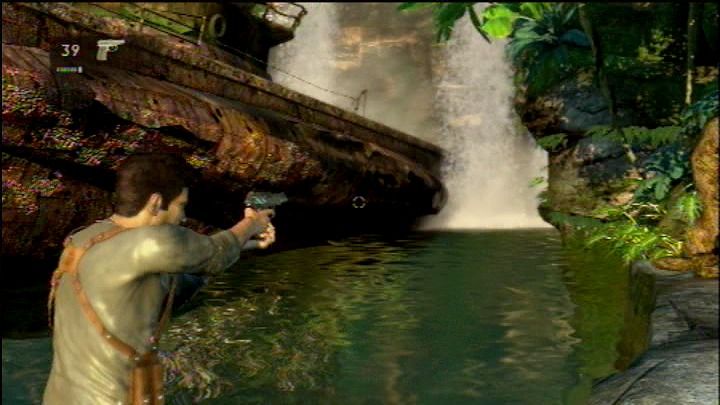 
Uncharted: Drake's Fortune | PlayStation 3 | gameplay screenshot | Region: PAL | source-country= | Data by MobyGames.com