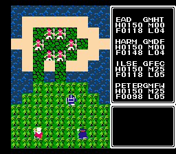 
Exodus: Ultima III | NES | gameplay screenshot | Data by MobyGames.com