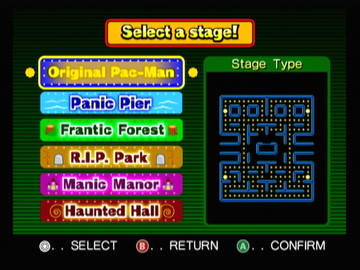 
Pac-Man Vs. | GameCube | gameplay screenshot | Data by MobyGames.com