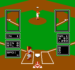 
Major League Baseball | NES | gameplay screenshot | Data by MobyGames.com