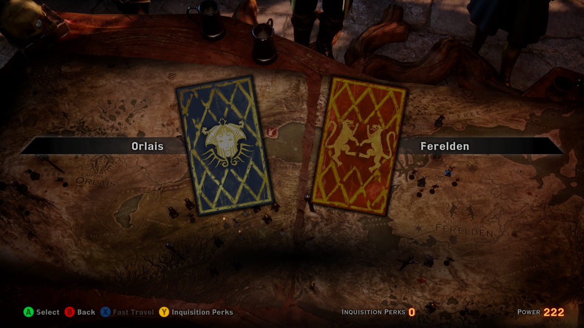 
Dragon Age: Inquisition | Xbox One | gameplay screenshot | Region: North America | source-country= | Data by MobyGames.com
