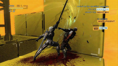 Metal Gear Rising: Revengeance | PlayStation 3 | gameplay screenshot | region=North America | source-country= | zypher-v2 | moby-0ee46b3b5142 | Data by MobyGames.com
