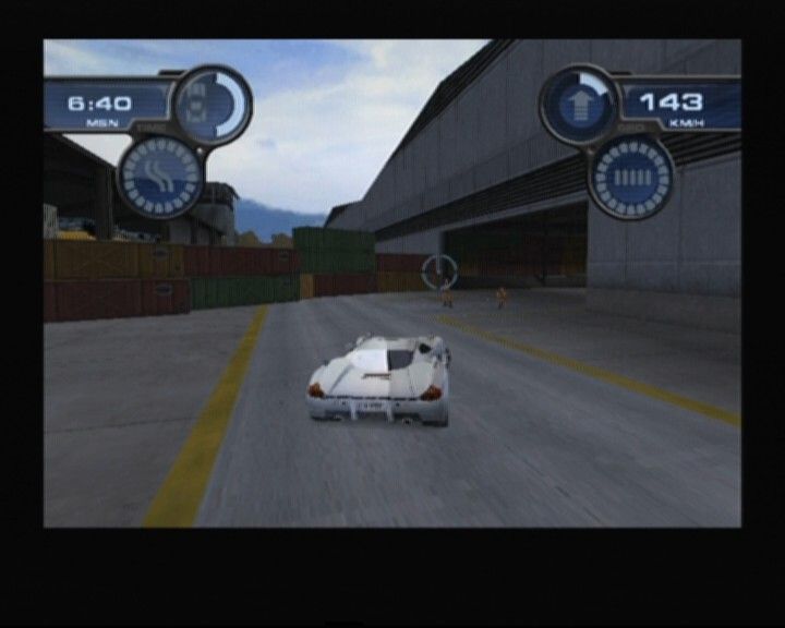 Spy Hunter | GameCube | gameplay screenshot | region=North America | source-country= | zypher-v2 | moby-a27f4c5dd413 | Data by MobyGames.com