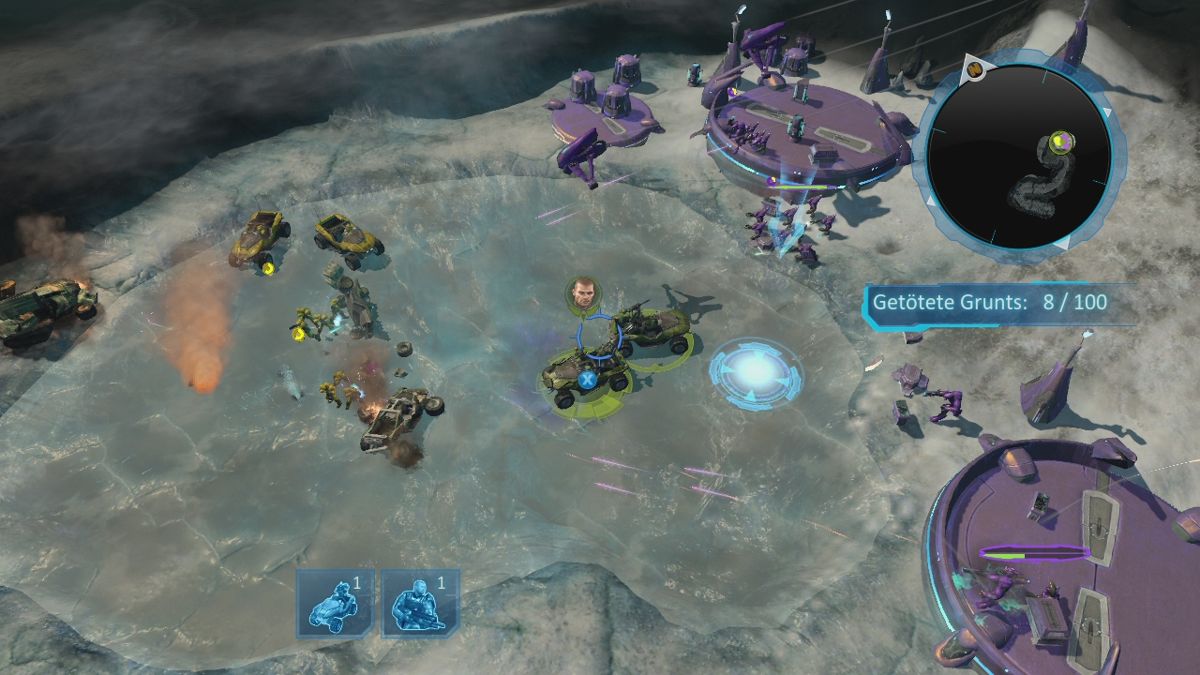 Halo Wars | Xbox 360 | gameplay screenshot | region=North America | source-country= | zypher-v2 | moby-a653c0701a10 | Data by MobyGames.com
