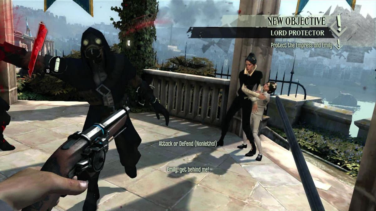 Dishonored | Xbox 360 | gameplay screenshot | region=North America | source-country= | zypher-v2 | moby-9d7baff14d23 | Data by MobyGames.com