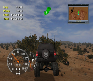 
4x4 Evo 2 | GameCube | gameplay screenshot | Data by MobyGames.com