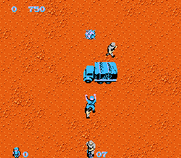 
Commando | NES | gameplay screenshot | Data by MobyGames.com