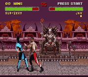 
Mortal Kombat II | SNES | gameplay screenshot | Data by MobyGames.com
