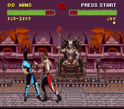 
Mortal Kombat II | SNES | gameplay screenshot | Data by MobyGames.com