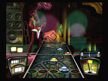 Guitar Hero | PlayStation 2 | gameplay screenshot | region=North America | source-country= | zypher-v2 | moby-1dd47be7e86e | Data by MobyGames.com