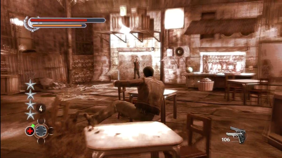 
Stranglehold | Xbox 360 | gameplay screenshot | Region: North America | source-country= | Data by MobyGames.com