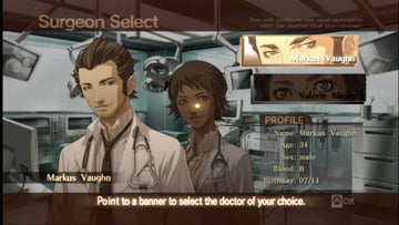 
Trauma Center: New Blood | Wii | gameplay screenshot | Data by MobyGames.com