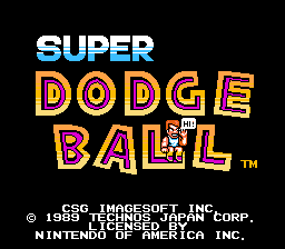 
Super Dodge Ball | NES | gameplay screenshot | Data by MobyGames.com