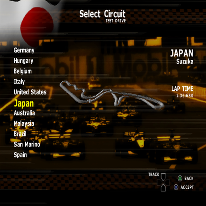 
Formula One 2001 | PlayStation 2 | gameplay screenshot | Data by MobyGames.com