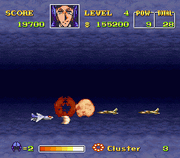 
U.N. Squadron | SNES | gameplay screenshot | Data by MobyGames.com