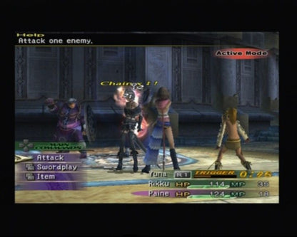 
Final Fantasy X-2 | PlayStation 2 | gameplay screenshot | Data by MobyGames.com