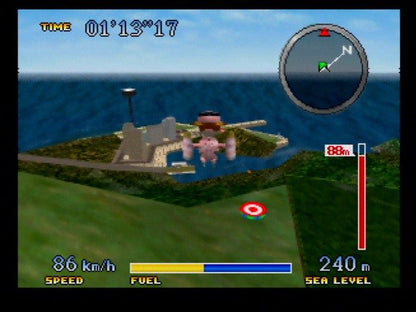 
Pilotwings 64 | Nintendo 64 | gameplay screenshot | Data by MobyGames.com
