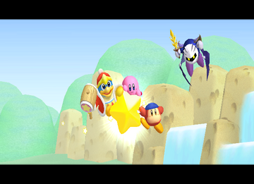 Kirby's Return to Dream Land | Wii | gameplay screenshot | region=North America | source-country= | zypher-v2 | moby-6ba12b15d046 | Data by MobyGames.com