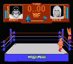 
WWF WrestleMania | NES | gameplay screenshot | Data by MobyGames.com