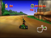 Mickey's Speedway USA | Nintendo 64 | gameplay screenshot | region=North America | source-country= | zypher-v2 | moby-1a25ab914782 | Data by MobyGames.com