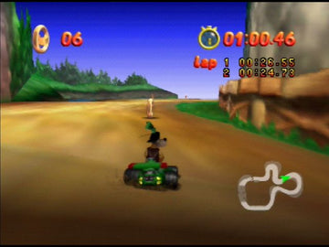 Mickey's Speedway USA | Nintendo 64 | gameplay screenshot | region=North America | source-country= | zypher-v2 | moby-1a25ab914782 | Data by MobyGames.com