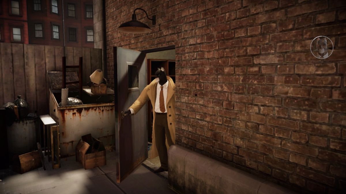 Blacksad: Under the Skin | PlayStation 4 | gameplay screenshot | Data by MobyGames.com