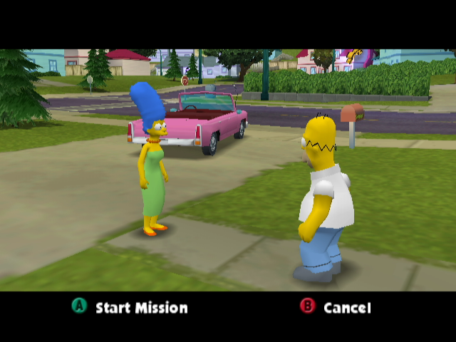 
The Simpsons: Hit & Run | GameCube | gameplay screenshot | Data by MobyGames.com