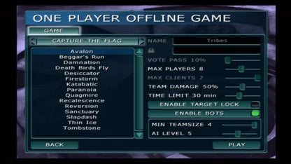 
Tribes: Aerial Assault | PlayStation 2 | gameplay screenshot | Region: North America | source-country= | Data by MobyGames.com