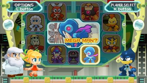 Mega Man Powered Up | PSP | gameplay screenshot | Data by MobyGames.com