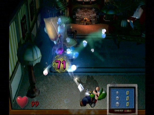 
Luigi's Mansion | GameCube | gameplay screenshot | Data by MobyGames.com