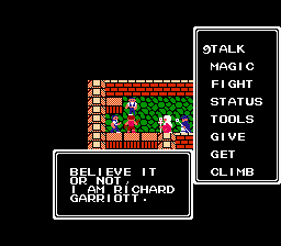 
Exodus: Ultima III | NES | gameplay screenshot | Data by MobyGames.com