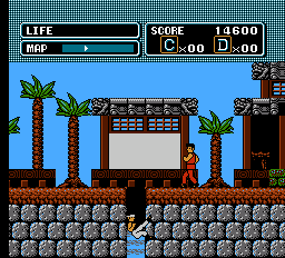 
The Karate Kid | NES | gameplay screenshot | Data by MobyGames.com