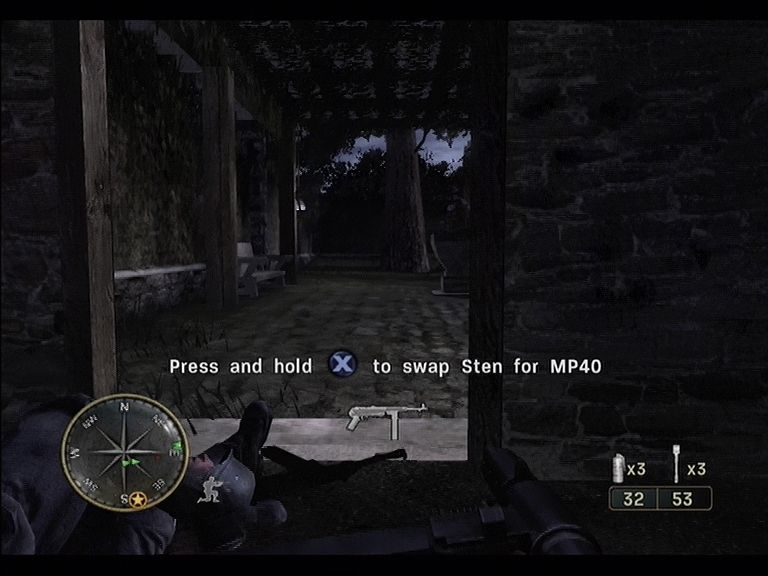 Call of Duty 3 | Xbox 360 | gameplay screenshot | region=North America | source-country= | zypher-v2 | moby-f224b0b9f3a1 | Data by MobyGames.com