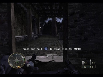 Call of Duty 3 | Xbox 360 | gameplay screenshot | region=North America | source-country= | zypher-v2 | moby-f224b0b9f3a1 | Data by MobyGames.com