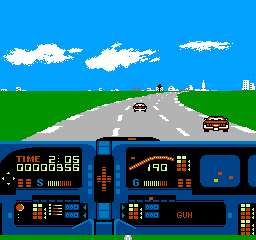 
Knight Rider | NES | gameplay screenshot | Data by MobyGames.com