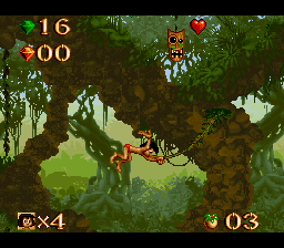 
Disney's The Jungle Book | SNES | gameplay screenshot | Data by MobyGames.com