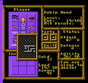 
Robin Hood: Prince of Thieves | NES | gameplay screenshot | Data by MobyGames.com