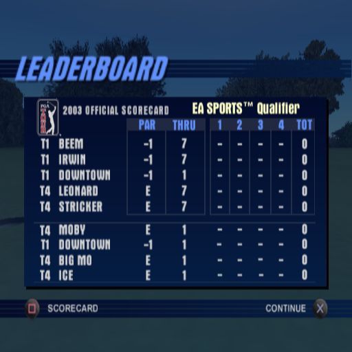 
Tiger Woods PGA Tour 2003 | PlayStation 2 | gameplay screenshot | Data by MobyGames.com
