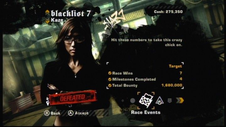 Need for Speed: Most Wanted | Xbox 360 | gameplay screenshot | Data by MobyGames.com