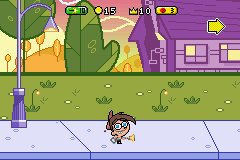 
The Fairly OddParents!: Breakin' da Rules | Game Boy Advance | gameplay screenshot | Data by MobyGames.com