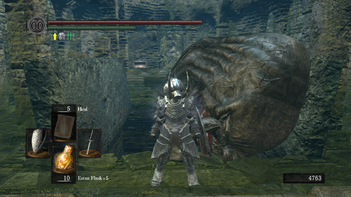 Dark Souls | Xbox 360 | gameplay screenshot | region=North America | source-country= | zypher-v2 | moby-39a0eefbb747 | Data by MobyGames.com